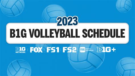 big 10 volleyball schedule|big 10 network volleyball schedule.